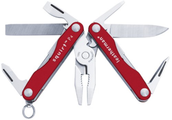 Leatherman Squirt P4 Inferno Rd-tin-vinyl knives - multitools 80030112K