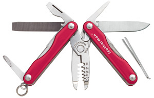 Leatherman Squirt E4 Inferno Rd-tin-vinyl knives - multitools 82030112K