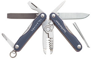 Leatherman Squirt E4 Storm Gr -tin-vinyl knives - multitools 82080112K