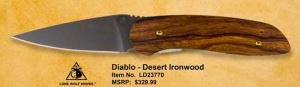 Lone Wolf Diablo Auto Desert Ironwood Knives LD23770