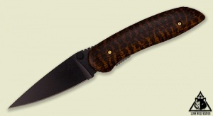 Lone Wolf Diablo Auto Blk - Snakewood Knives LD23880