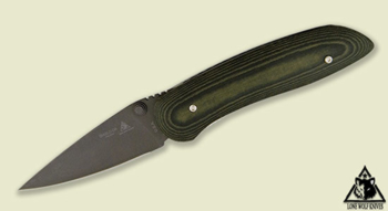 Lone Wolf Wolfgang Man Green- Blk Mic Knives LC23156