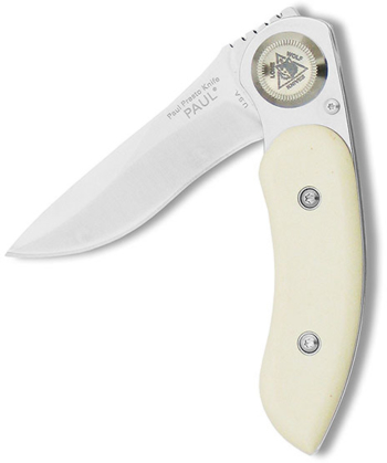 Lone Wolf Paul Presto Folder Ivory Knives LM21500