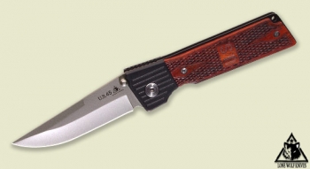 Lone Wolf U.s.45 Folder Rosewood Knives LC21400