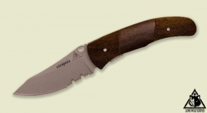 Lone Wolf Longhorn Elbano Wood G-10 8 Inch Overall LC23850-SER