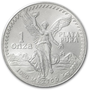 1986 Mexican Silver Libertad 1 oz