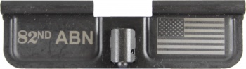 82nd Airborne / USA Flag AR-15 Laser Engraved Ejection Port Dust Cover