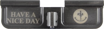 Smiley Have A Nice Day AR-15 Laser Engraved Ejection Port Dust Cover