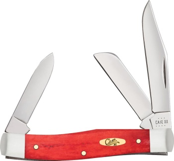 Case Sm Dark Red Bn Med Stockman Knives 10762