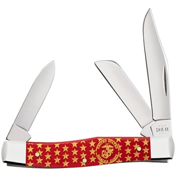 Case Usmc Red Syn Med Stckmn (32) Knives 13206