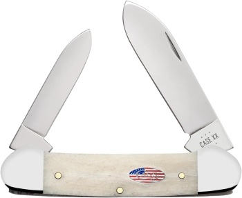 Case Cs Smooth Natural Bone Canoe Knives 14092