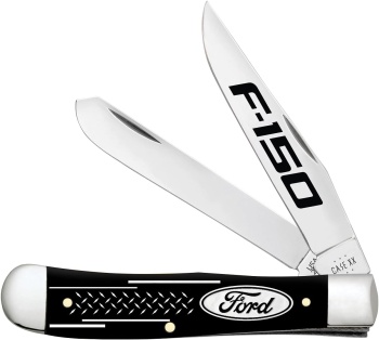 Case Ford Black Synthetic Trapper Knives 14335