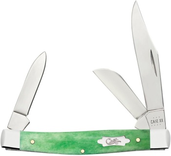 Case Emerald Grn Bn Med Stckman Knives 19942
