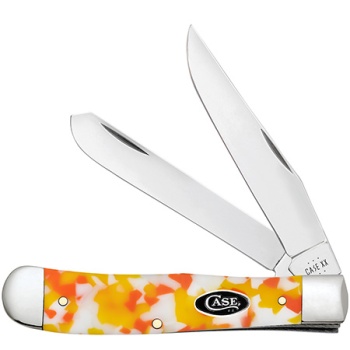 Case Candy Corn Kirinite Trapper Knives 53750