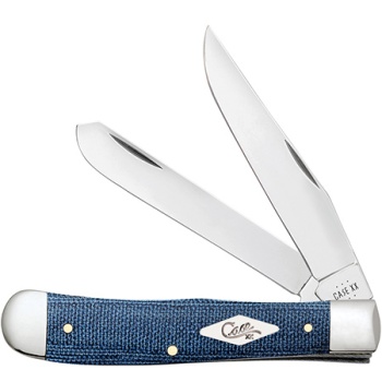 Case Blue Denim Canvas Trapper Knives 60510
