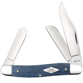 Case Blue Denim Canvas Stockman 47 Knives 60513