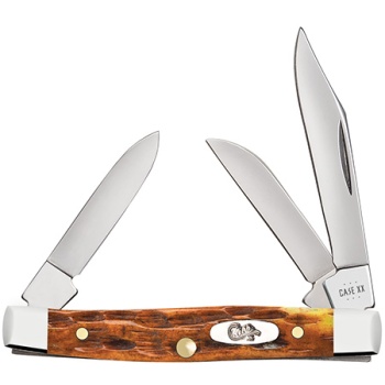 Case Harvest Orange Sm Stockman 33 Knives 66695