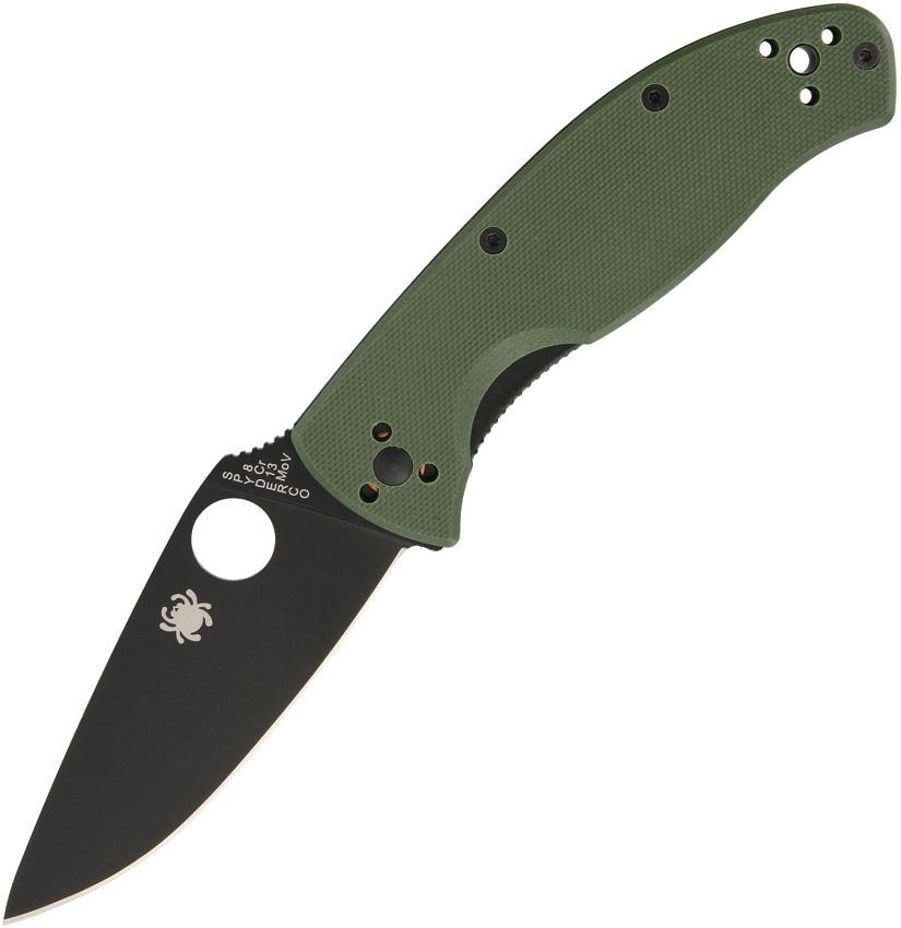 Spyderco Tenacious Linerlock Green knives BRKSC122GPBGR