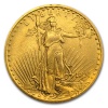 1907 St. Gaudens Gold Double Eagle Coin - Extra Fine