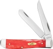 Case SM DARK RED BONE MINI TRAPPER - 10761