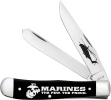 Case USMC SM BLACK SYN TRAPPER - 13204