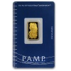 Pamp Suisse 5 Gram Gold Bar .9999 Fine (In Assay)