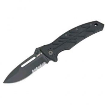 Ontario XM-2TS Black Aluminum Serrated 8767