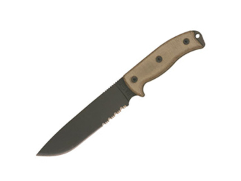 Ontario Rat 7 8605 Serrated 65 Serrated 1095 Steel