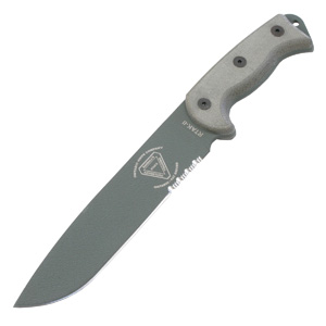 Ontario Rtak-ii Serrated- Cordura Sh knives 8629