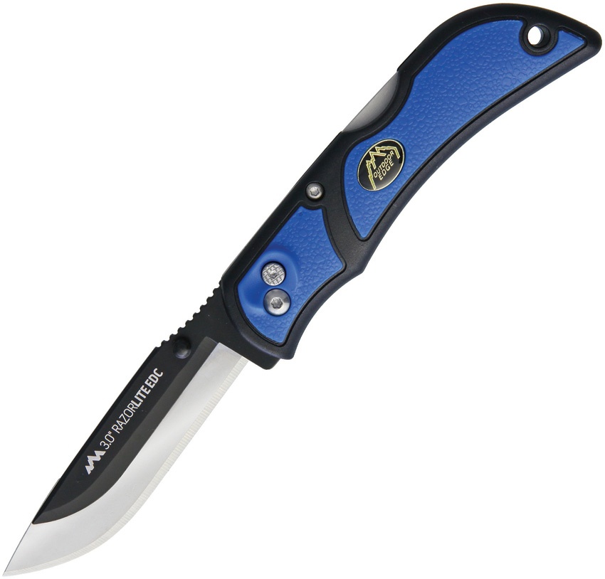 Outdoor Edge 3 Razorlite Edc Blue knives RLU3040C