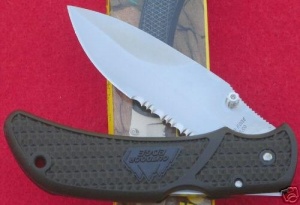 Outdoor Edge Field-lite Spear Pnt 1-2 Serr knives FL-20S