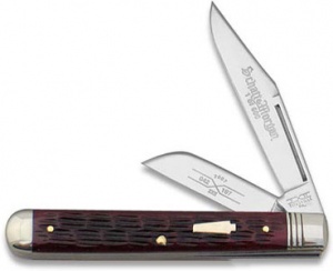 Queen Cutlery Horticulturist Red Jigged knives M042197