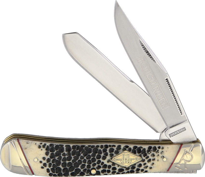 Rough Rider Trapper Buckshot Bone knives RR1544