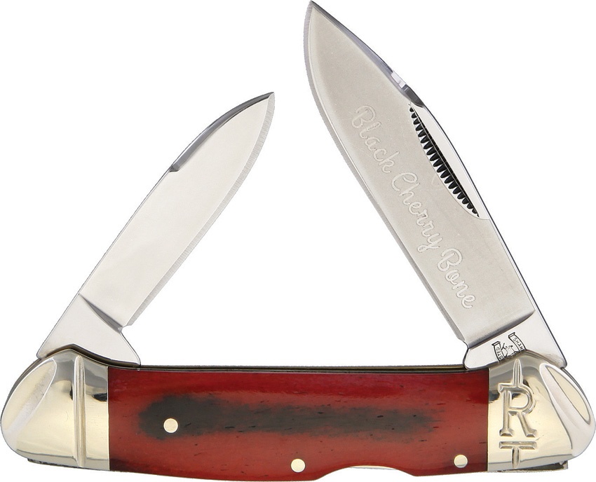 Rough Ryder Lockback Canoe Black Cherry knives BRKRR1660