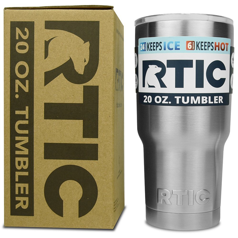 RTIC 20 oz. Tumber Stainless Steel with Laser Engraving Option  RTIC_TUMLER_20OZ