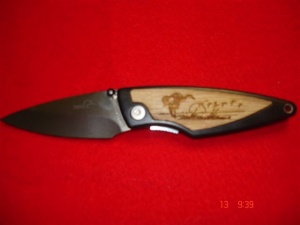Imperial Schrade Ducks Unlimited Wood Insert knives SDU351