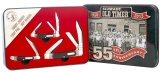 Schrade 55th Anniversary 3 Knife Set w/ Sawcut Delrin Handles