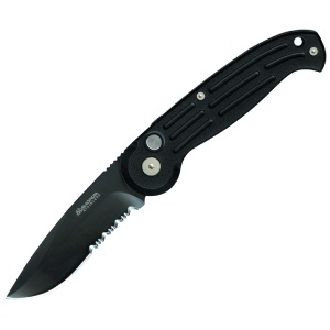 Smith and Wesson Boker Magnum Blk Drp Pt Auto Knives 01BO017-A