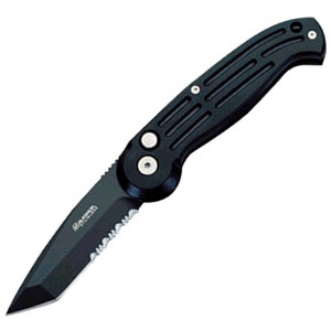 Smith and Wesson Magnum Lg Black Tanto Auto Knives 01BO018-A