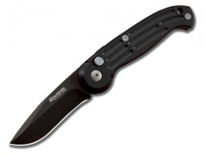 Smith and Wesson Magnum Blk Drop Pt Auto Knives 01BO117-A