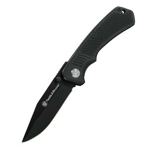 Smith and Wesson Black Clip Point-blk Insert Knives CH0014
