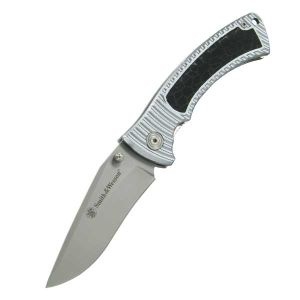 Smith and Wesson CH0017 Bullseye Linerlock SS Clip Point