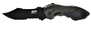 Smith and Wesson Magic Assist Op Black Coated Knives MP5LS