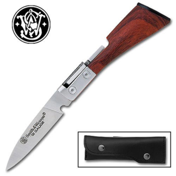 Smith and Wesson 12 Guage Folder Red Stock Knives 12GR