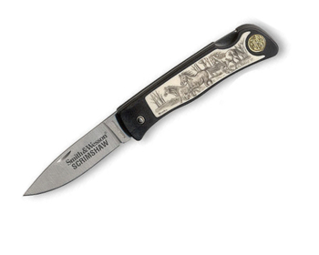 Smith and Wesson Scrimshaw Running Horses Knives 313