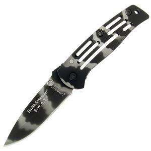 Smith and Wesson Camo Baby Frame Lock Knives 3300C