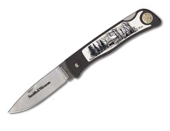Smith and Wesson Scrimshaw - Covered Bridge Knives 340