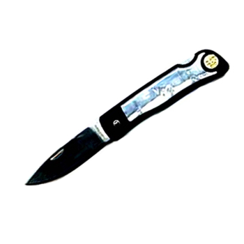 Smith and Wesson Scrimshaw - Wolf- Colored Knives 380A