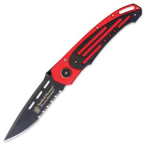 Smith and Wesson Homeland Security Red Serr Knives 480S