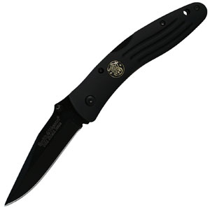 Smith and Wesson Cuttin Horse Black Blade Knives CH008B